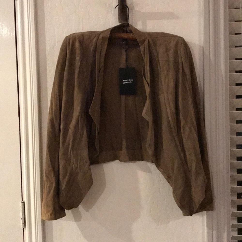 Lamarque suede jacket NWT